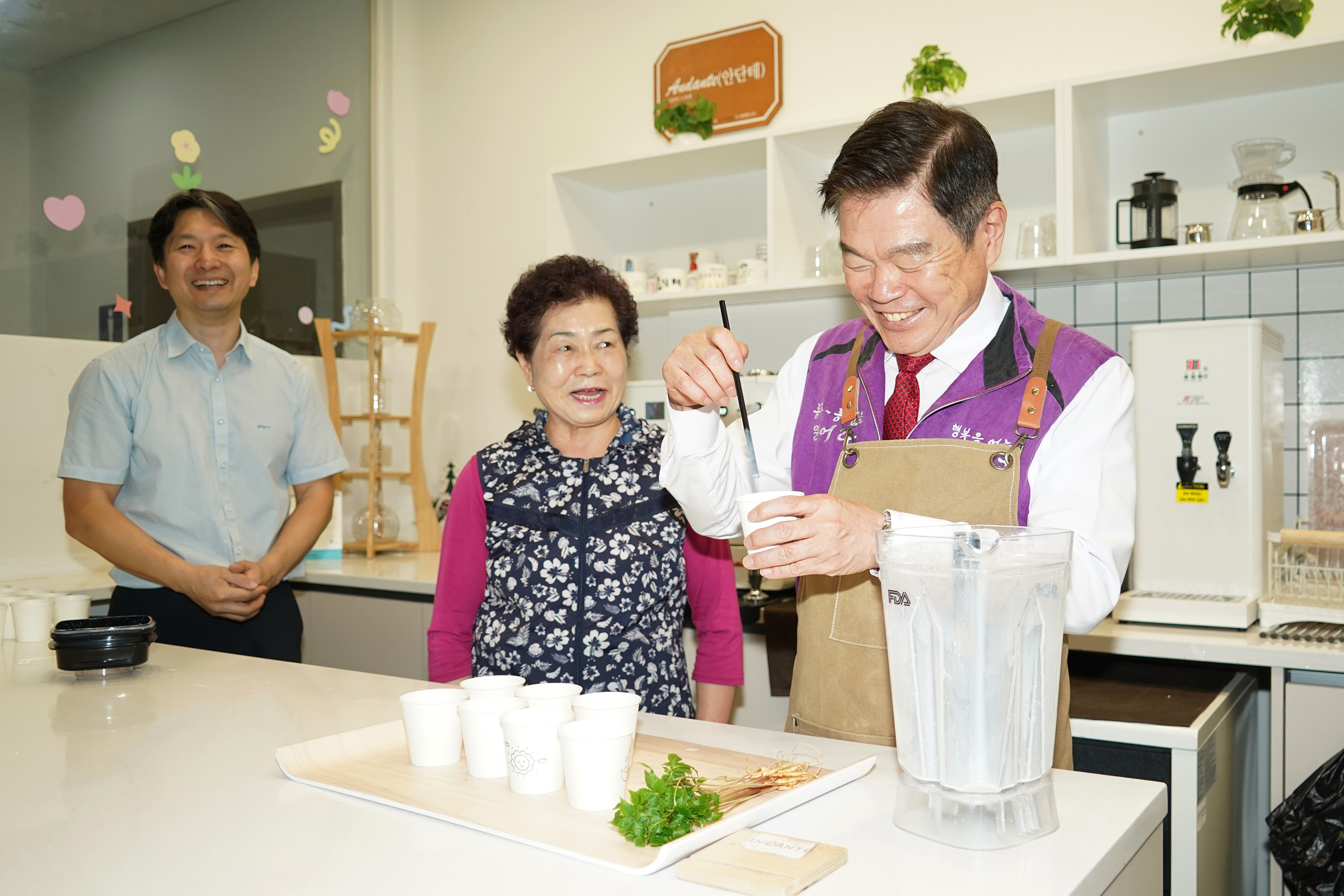 장안종합사회복지관 ‘DDM 스마트팜’ 개관식 이미지 4 - 본문에 자세한설명을 제공합니다.