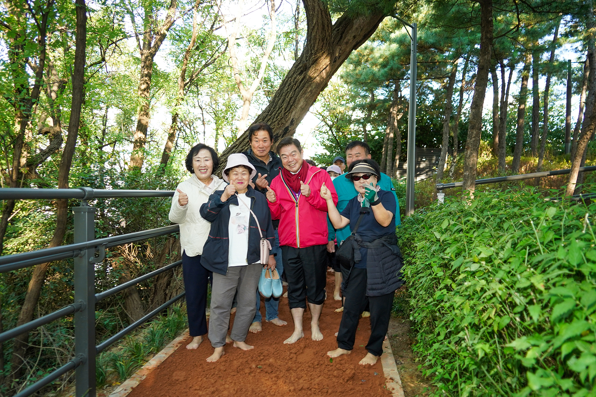 답십리근린공원 황톳길 개장 이미지 5 - 본문에 자세한설명을 제공합니다.