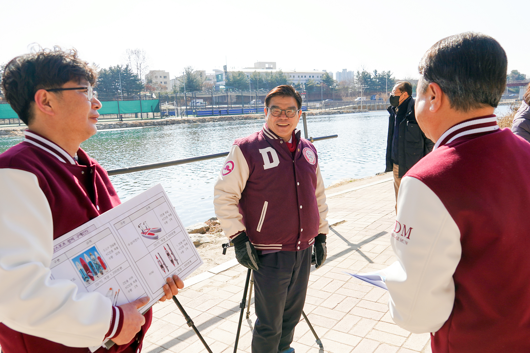 중랑천 수상스포츠 체험교육장 조성 부지 방문 이미지 2 - 본문에 자세한설명을 제공합니다.