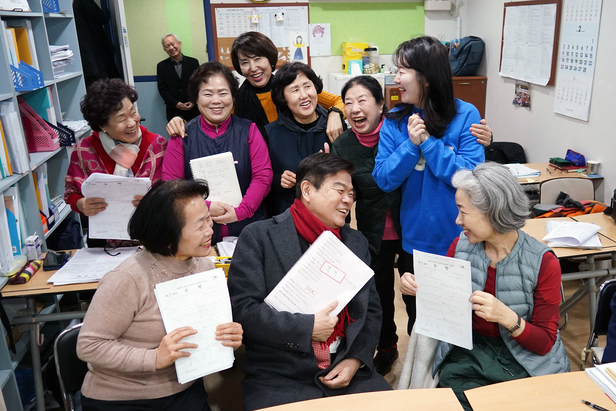 상록야학 방문 이미지 1 - 본문에 자세한설명을 제공합니다.