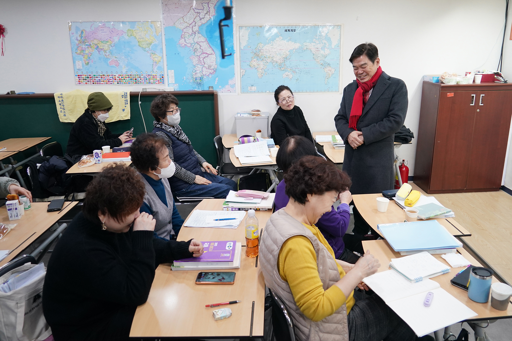 상록야학 방문 이미지 8 - 본문에 자세한설명을 제공합니다.