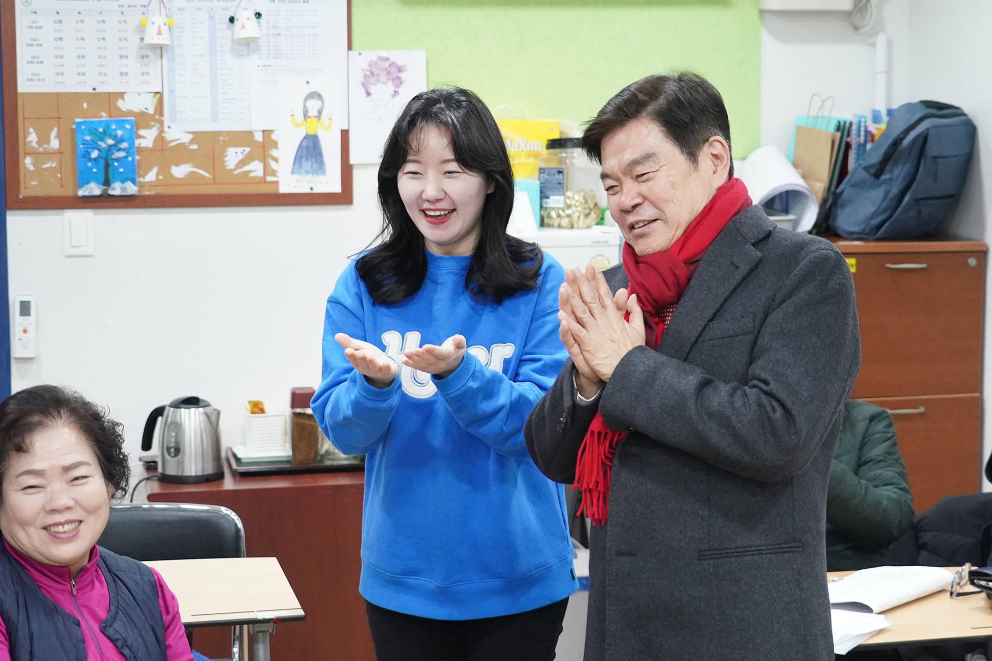 상록야학 방문 이미지 9 - 본문에 자세한설명을 제공합니다.