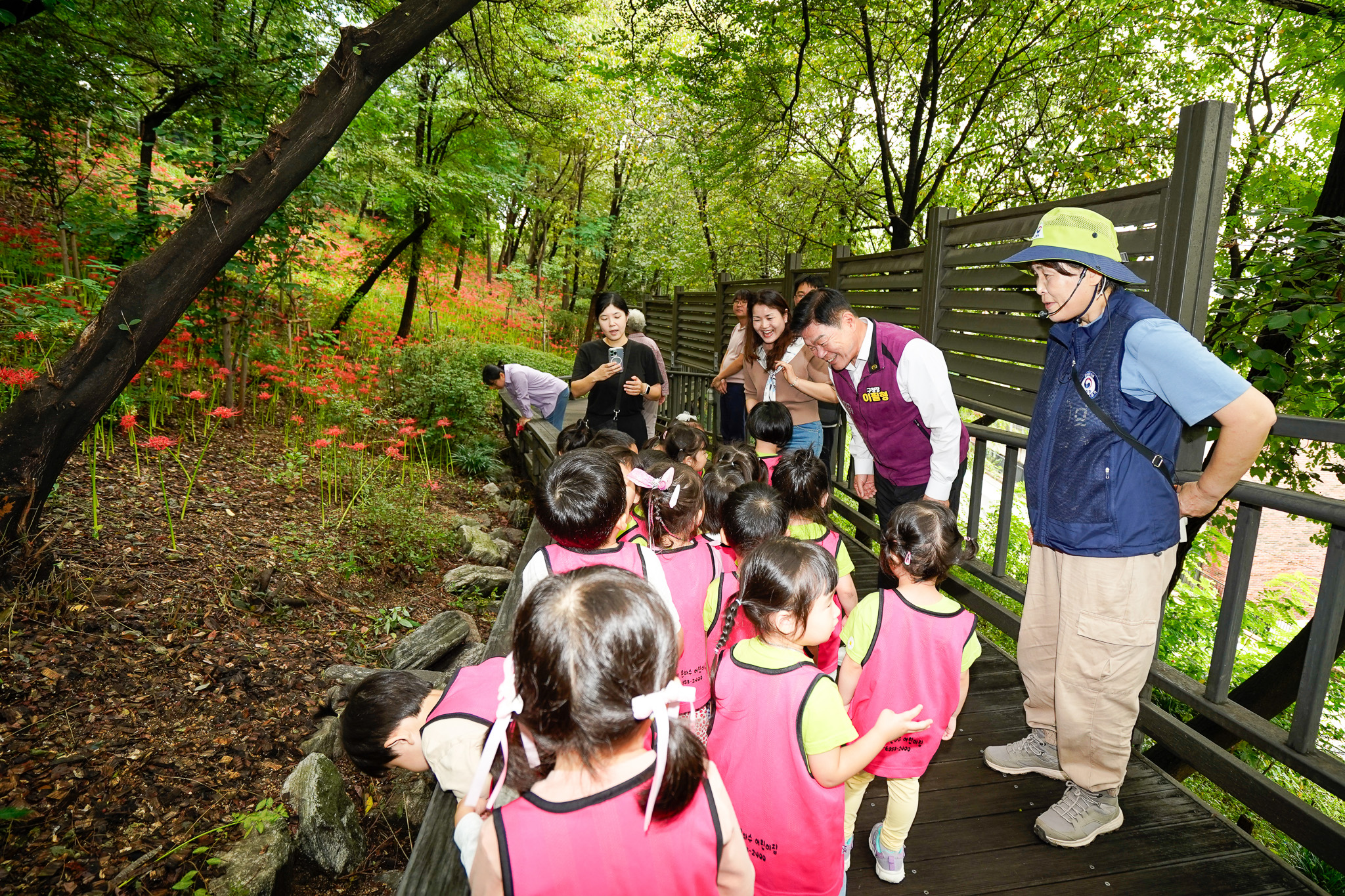 배봉산 꽃무릇 군락지 개화 이미지 8 - 본문에 자세한설명을 제공합니다.