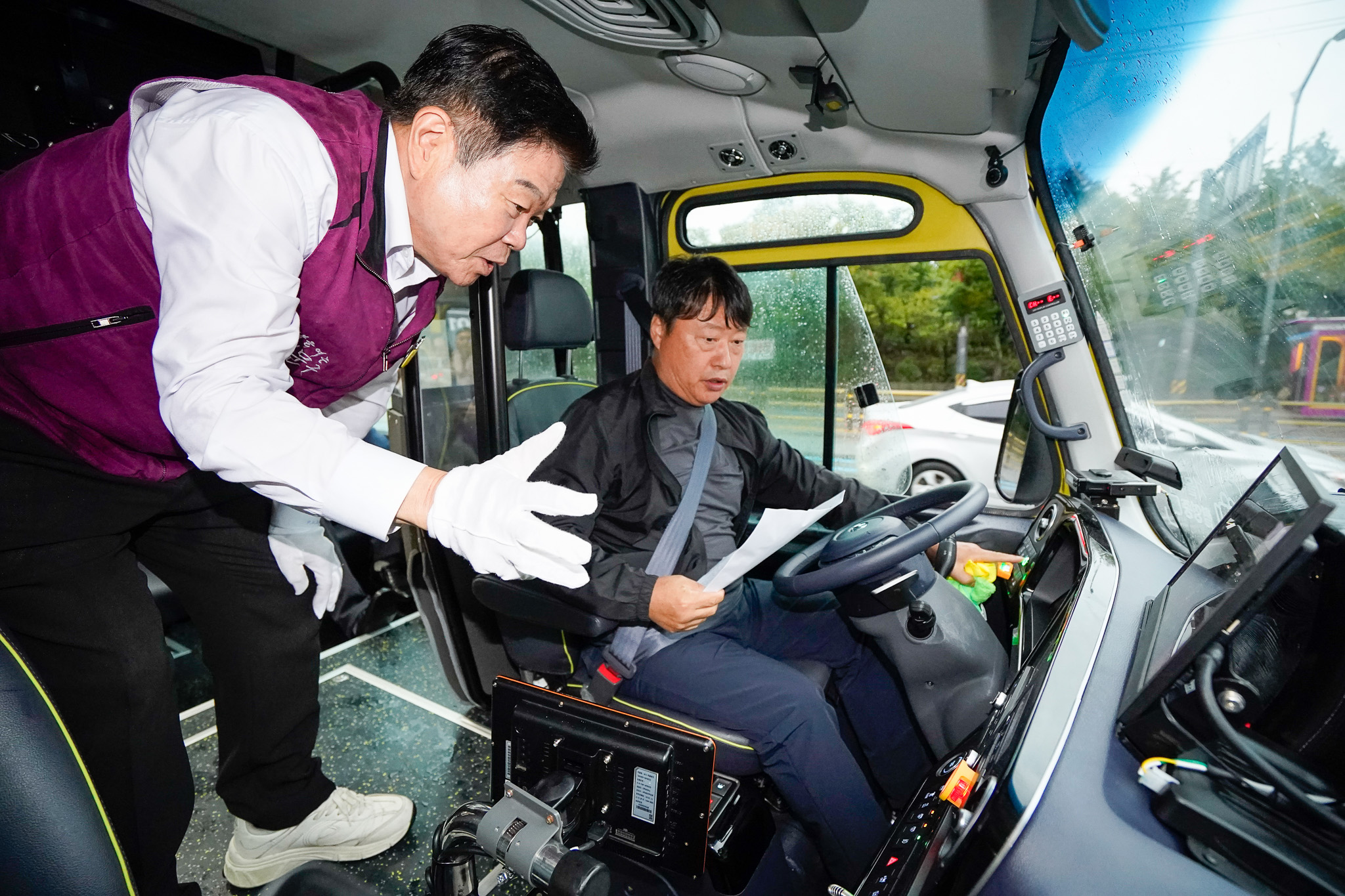 자율주행버스 개통식 이미지 6 - 본문에 자세한설명을 제공합니다.