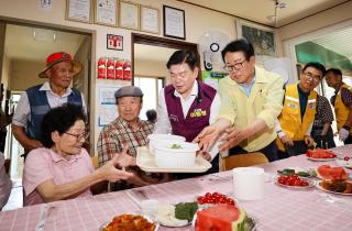 대한적십자사 용신봉사회 삼계탕 나눔 행사 이미지