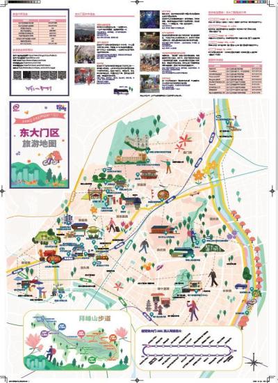 동대문구 관광안내지도(중문간체)