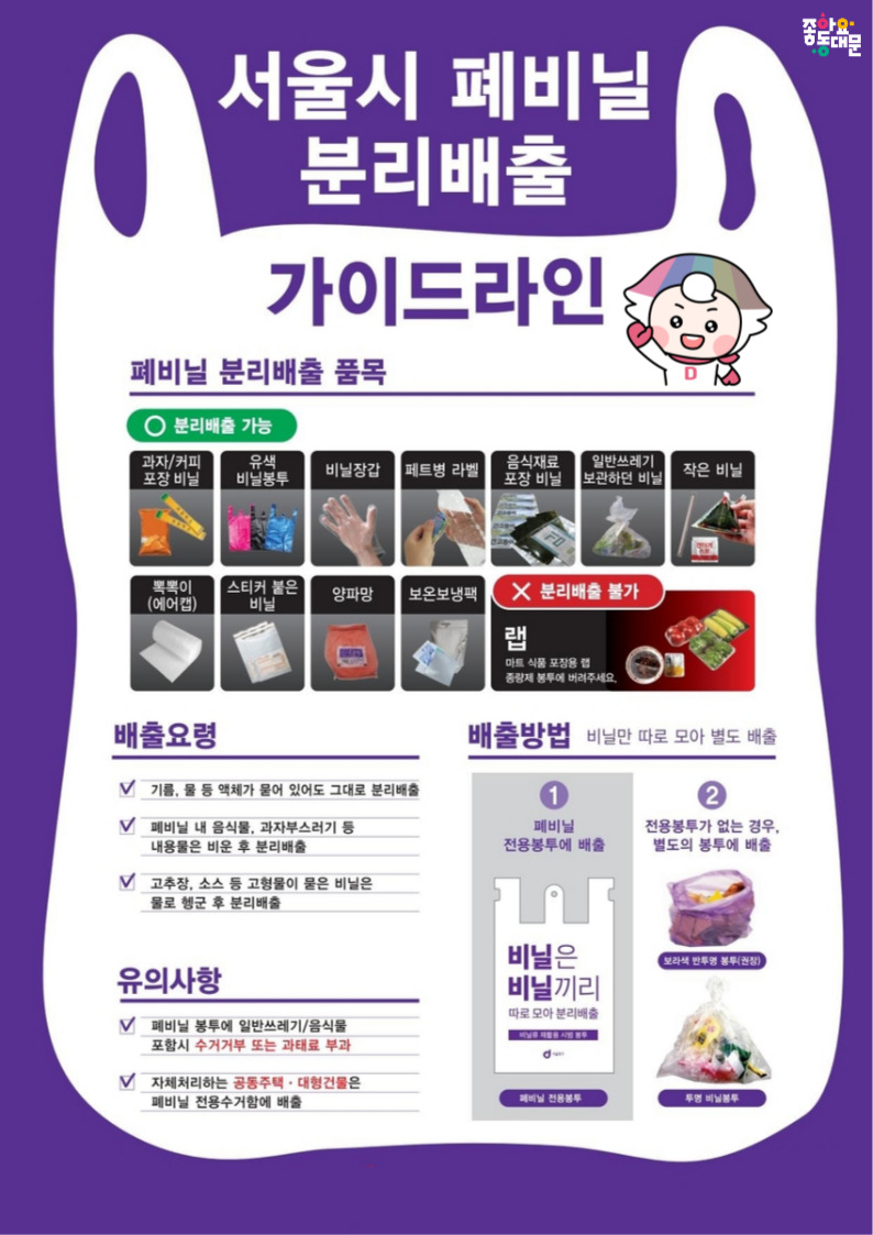 폐비닐 분리배출 인증 에코마일리지 지급 안내 이미지 1 - 본문에 자세한설명을 제공합니다.