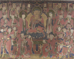 Buddhist Painting of Yeonhwasa Temple (Ksitigarbha Bodhisattva and Ten Underworld Kings) 