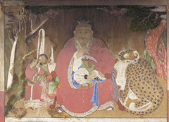 Painting of Mountain Spirit in Yeonhwasa Temple