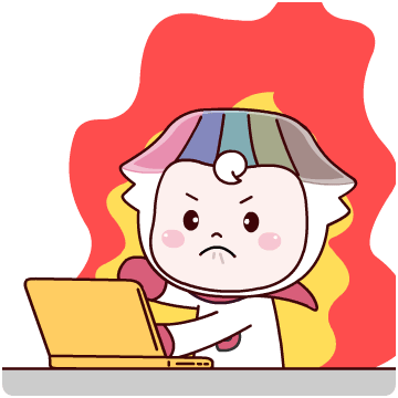 캐릭터 이모티콘5 (열일중)