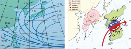 태풍이동경로 이미지